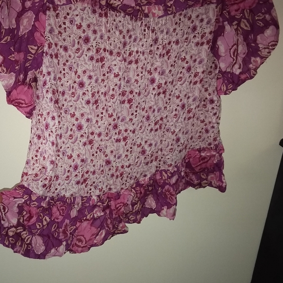 BNWT Sample Spell Winona blouse in berry S one-off - Picture 6 of 8